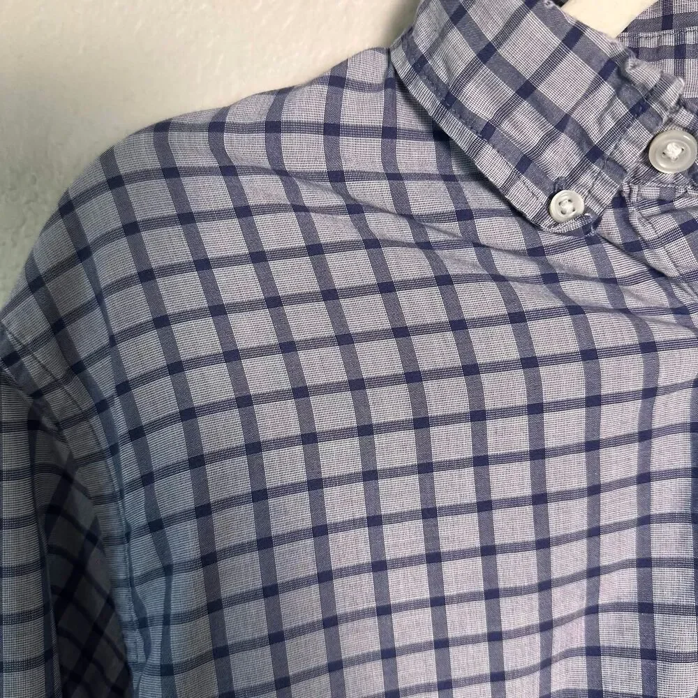 J.Crew Men's Grid Plaid Button-Down Shirt Size M Business Casual - Picture 4 of 7